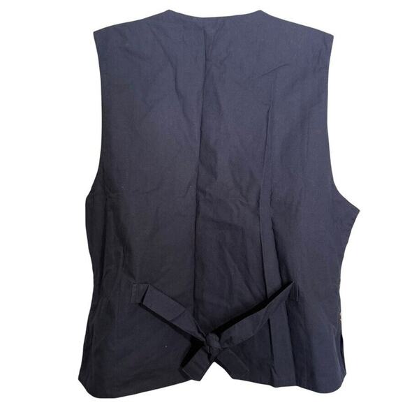 Stefano International Womens Vintage Embroidered Aztec Vest Top 80s Tie Back M - Picture 14 of 16